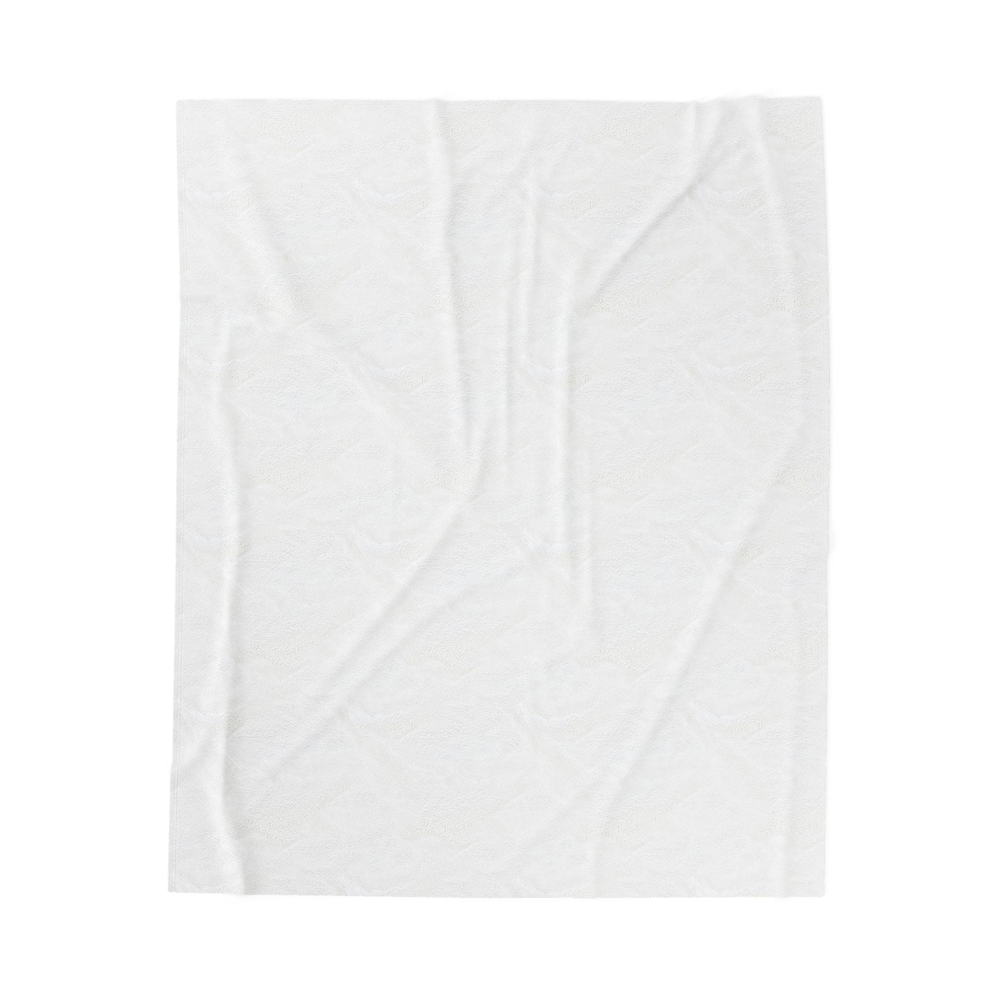 Marigold Toss scattered floral throw blanket, cream velveteen, Gaudy Orange Bloom collection, 50x60 inch - view 3